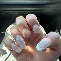 Both nails the tips broke off then the one nail just fell off . Both nails the tips broke off then the one nail just fell off .