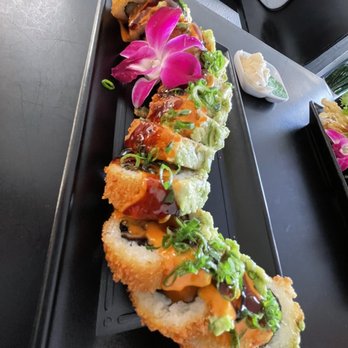 Vegan Castle - Deep fried dragon roll. - Vegan Near Me - Long Beach, California