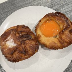 La Crêperie & French Bakery of Fort Collins - Kouign Amann plain and apricot