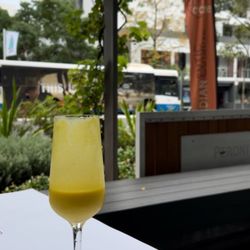 Curry Craze - Mango lassi and beautiful patio!