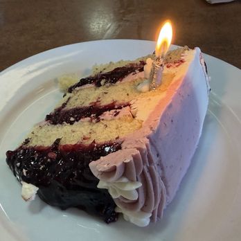 Linn's Restaurant - Olallieberry Cream Cake - American Near Me - Cambria, California Linn's Restaurant - Olallieberry Cream Cake - American Near Me - Cambria, California