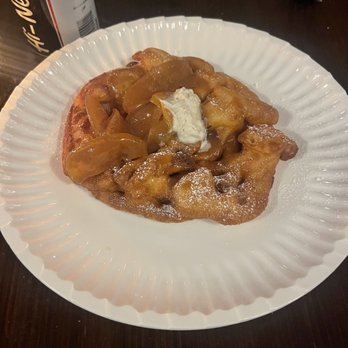 The Roosevelt - Apple funnel cake - Southern Near Me - Richmond, Virginia The Roosevelt - Apple funnel cake - Southern Near Me - Richmond, Virginia