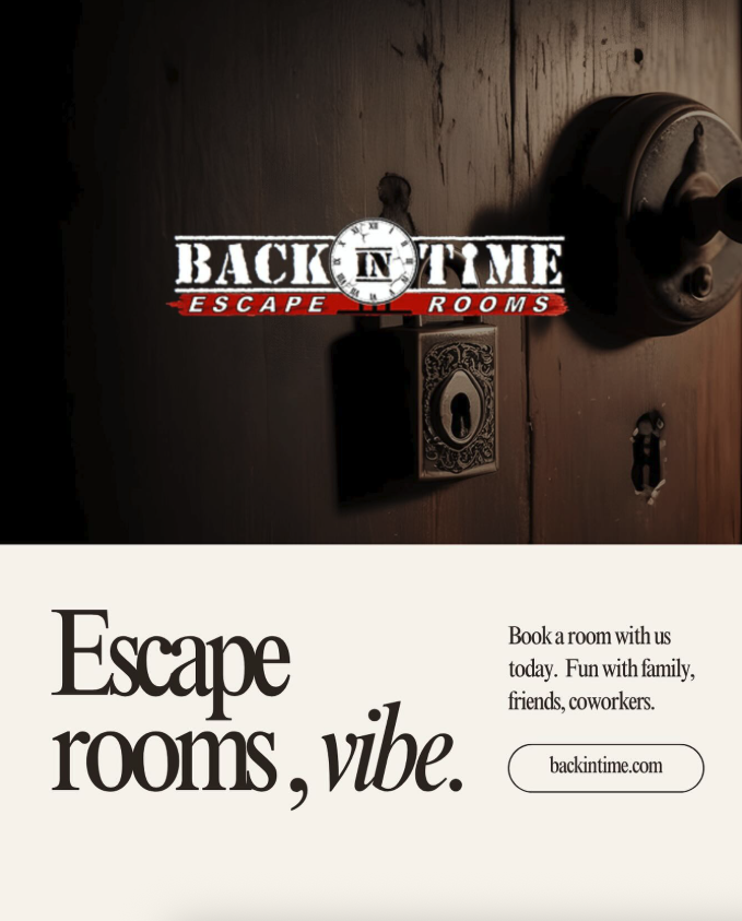 Back In Time Escape Rooms Logo