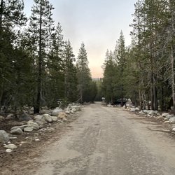 Yosemite Creek Campground - Road thru the campground