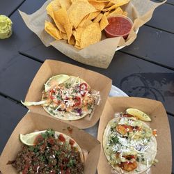 Bayside Bowl - Tacos from the truck on the rooftop