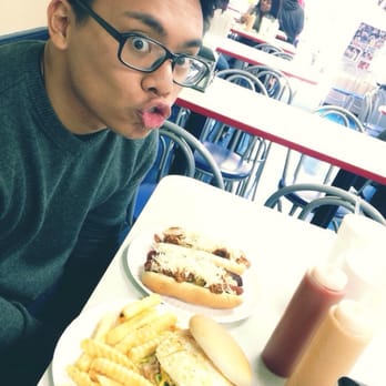 Perfectly Frank - Two hot dogs, cheeseburger, fries, and this goof ball. - Breakfast & Brunch Near Me - Norfolk, Virginia Perfectly Frank - Two hot dogs, cheeseburger, fries, and this goof ball. - Breakfast & Brunch Near Me - Norfolk, Virginia