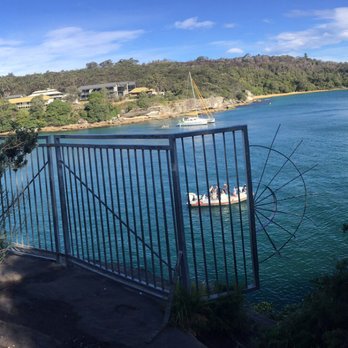 Jump Rock - You'll have to go around the fence if you want to jump - Local Flavor Near Me - Manly, NSW