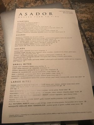 Menu photo 8 Asador Dallas, TX Menu photo 8 Asador Dallas, TX