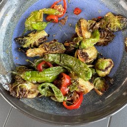 Brussels and shishitos Brussels and shishitos