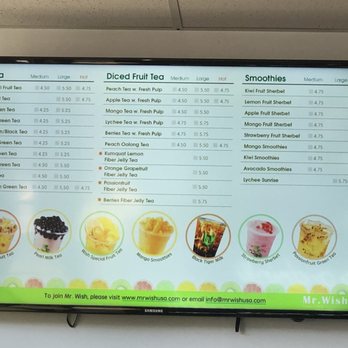 Mr Wish - South Philly - Menu page 1 of 2 - Bubble Tea Near Me - Philadelphia, Pennsylvania Mr Wish - South Philly - Menu page 1 of 2 - Bubble Tea Near Me - Philadelphia, Pennsylvania