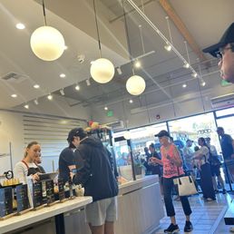 Inside the cafe