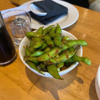 Wokcano - Spicy Garlic Soy Edamame - Sushi Bars Near Me - Burbank, California Wokcano - Spicy Garlic Soy Edamame - Sushi Bars Near Me - Burbank, California