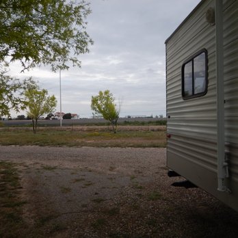 Midway RV Park - The dairy farm in the far distance. - RV Parks Near Me - Dexter, New Mexico