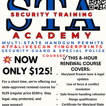 Security Training academy - Firearm Training Near Me - Pasadena, Maryland Security Training academy - Firearm Training Near Me - Pasadena, Maryland