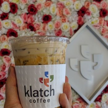 Klatch Coffee - Iced Creme Brulee Latte - Coffee & Tea Near Me - Pasadena, California