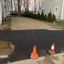 Durell Paving - curb cut, excavation and compacted gravel driveway