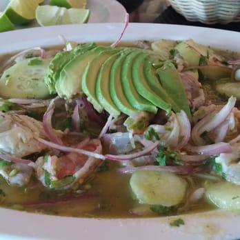Mariscos Los Arcos - Aguachiles (I think they call it something else). Very good! - Mexican Near Me - Van Nuys, California
