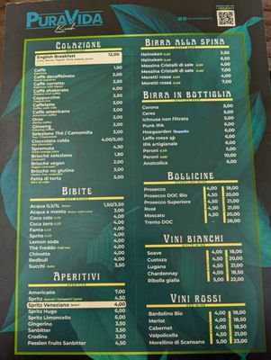 Menu photo 2 PuraVida Beach Veneto, VE