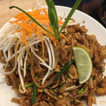 Kin Kao Thai Kitchen - Chicken phat Thai. They used chicken breast. It was very good. - Thai Near Me - Vancouver, British Columbia Kin Kao Thai Kitchen - Chicken phat Thai. They used chicken breast. It was very good. - Thai Near Me - Vancouver, British Columbia