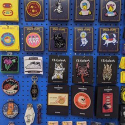 Secret Planet Print Shop - Pins and patches from local artists