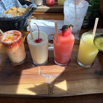 JoToro Kitchen & Tequila Bar - Frozen Margarita flight - Bars Near Me - Tampa, Florida