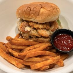 Jazzy Blu - Surf & Turf Burger.