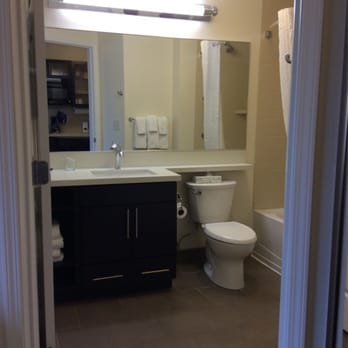 Candlewood Suites Greeley - Nice clean modern bathroom. - Hotels Near Me - Greeley, Colorado Candlewood Suites Greeley - Nice clean modern bathroom. - Hotels Near Me - Greeley, Colorado