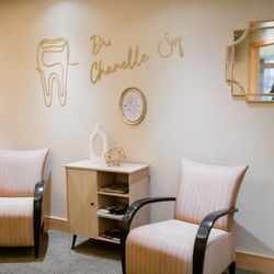 Chanelle Sy, DDS - Our calm waiting room is stocked with waters, coffee, and cookies that we bake fresh every morning