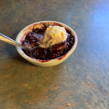 The Pharm Restaurant - Homemade blackberry cobbler!! - Steakhouses Near Me - Buffalo, Texas The Pharm Restaurant - Homemade blackberry cobbler!! - Steakhouses Near Me - Buffalo, Texas