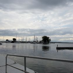The Sackets Boathouse - View from our table.