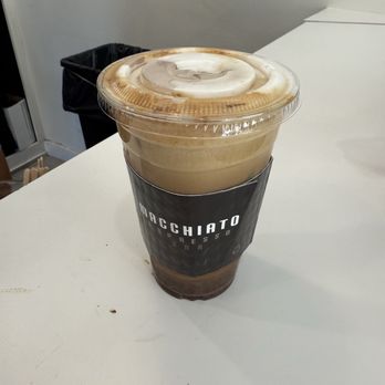 Macchiato Espresso Bar - Iced latte. - Coffee Roasteries Near Me - Mattituck, New York