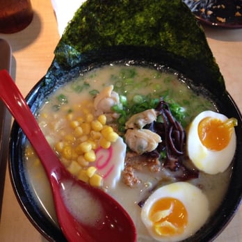 Ramen Misoya - Tonkotsu Ramen with Ground Pork, Clams, Corn, Egg, Green Onion, Fishcake. - Ramen Near Me - Mount Prospect, Illinois Ramen Misoya - Tonkotsu Ramen with Ground Pork, Clams, Corn, Egg, Green Onion, Fishcake. - Ramen Near Me - Mount Prospect, Illinois