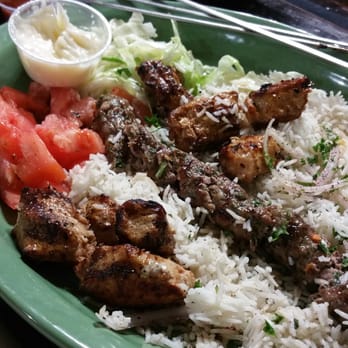 That Lebanese Place - Close up of the kabobs and the white garlic sauce that is amazing! - Lebanese Near Me - Springfield, Missouri That Lebanese Place - Close up of the kabobs and the white garlic sauce that is amazing! - Lebanese Near Me - Springfield, Missouri