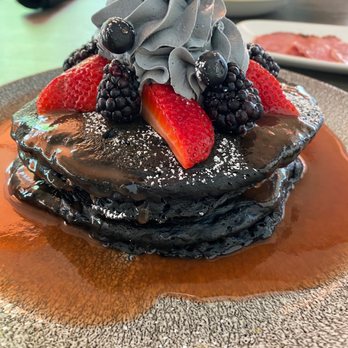 Basalt - Charcoal pancakes - New American Near Me - Honolulu, Hawaii Basalt - Charcoal pancakes - New American Near Me - Honolulu, Hawaii