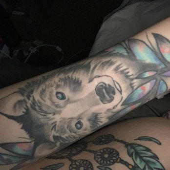 Death Ray Tattoo - With flash - Tattoo Near Me - Manteca, California