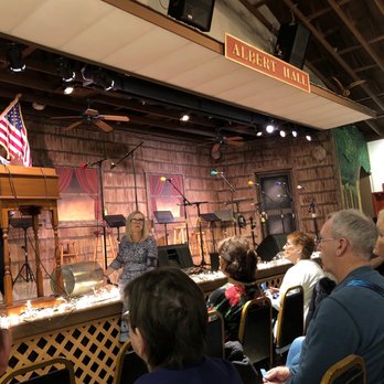 Albert Music Hall - people sitting in chairs listening to a speaker - Music Venues Near Me - Waretown, New Jersey