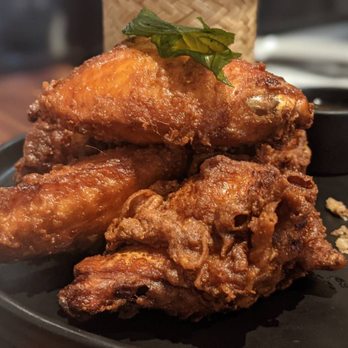 Hanuman Thai Eatery - Gai Tod Hat Yai - Southern Thai Fried Chicken close up - Thai Near Me - Costa Mesa, California Hanuman Thai Eatery - Gai Tod Hat Yai - Southern Thai Fried Chicken close up - Thai Near Me - Costa Mesa, California