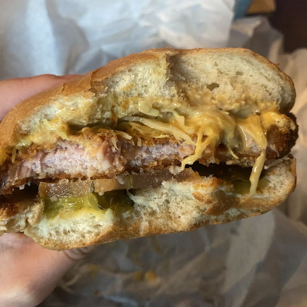 Katsu Curry Burger with pork Katsu Curry Burger with pork
