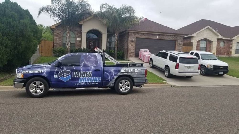 Slide of Valdes Roofing