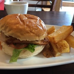 Chapters Tea Rooms and Restaurant - Chicken Terriyaki & Americano