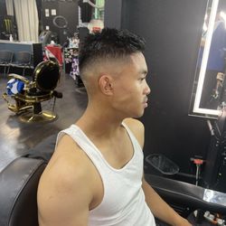 Barber City - My sexy husband with his fresh ass hair cut