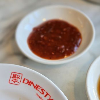 Dinesty Dumpling House - Chili sauce - Dim Sum Near Me - Richmond, British Columbia Dinesty Dumpling House - Chili sauce - Dim Sum Near Me - Richmond, British Columbia