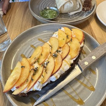 Sonnyboy - Peach and burrata toast - Breakfast & Brunch Near Me - New York, New York Sonnyboy - Peach and burrata toast - Breakfast & Brunch Near Me - New York, New York