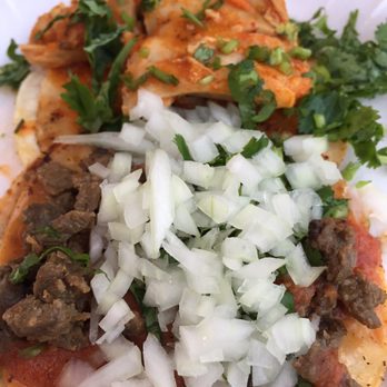 Chapala Grill - Chicken taco at the top and asada below - Mexican Near Me - Visalia, California Chapala Grill - Chicken taco at the top and asada below - Mexican Near Me - Visalia, California