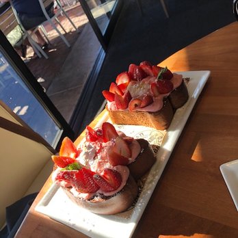 Hash Kitchen - Strawberry french toast. Was good but so big! - Breakfast & Brunch Near Me - Scottsdale, Arizona