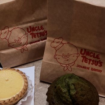 Uncle Tetsu's Japanese Cheesecake - Mochi salted caramel tart & matcha Madeleine - Desserts Near Me - Toronto, Ontario Uncle Tetsu's Japanese Cheesecake - Mochi salted caramel tart & matcha Madeleine - Desserts Near Me - Toronto, Ontario