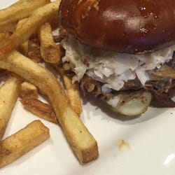 Rock Elm Tavern - Pulled pork sandwich