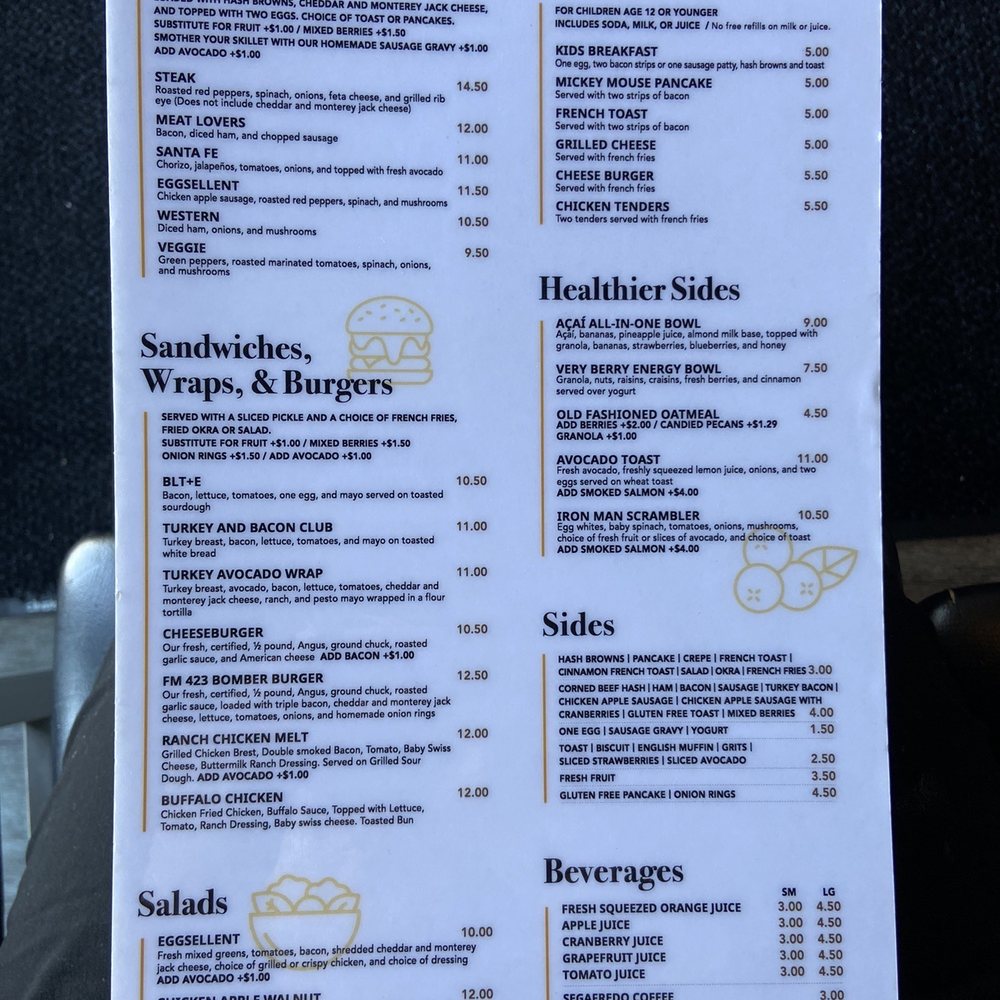 Eggsellent Cafe - Menu - Breakfast & Brunch Near Me - Frisco, Texas
