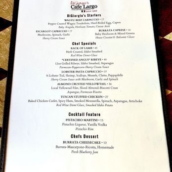 DiGiorgio's Cafe Largo - Italian Near Me - Key Largo, Florida DiGiorgio's Cafe Largo - Italian Near Me - Key Largo, Florida
