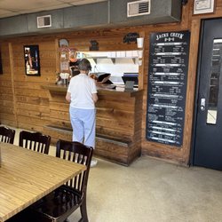 Jacks Creek Bar-Be-Que - Menu board